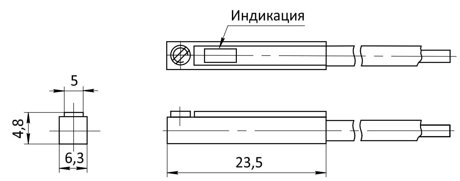 Датчик положения (геркон) SC-CS1-G, цена в Нижнем Новгороде от компании  Приводснаб