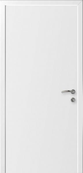 Дверь влагостойкая гладкая для больниц Капель ДГ 21-7 (600х2000) белая