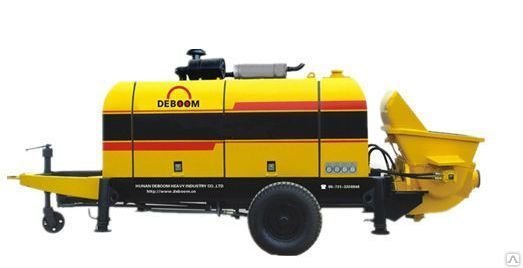 Бетононасос стационарный дизельный DEBOOM HBTS50-13-82B2R
