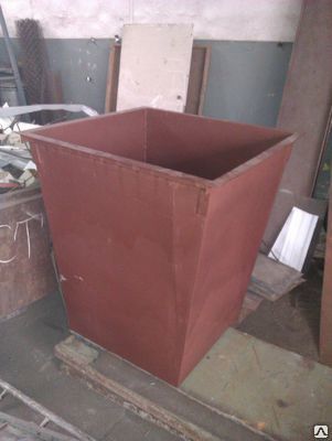 Контейнер мусорный для ТБО 0,75 куб. м. без крышки