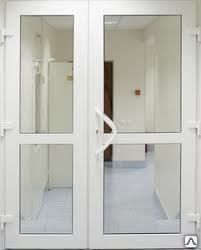 Дверь алюминиевая для медицинских учреждений под заказ