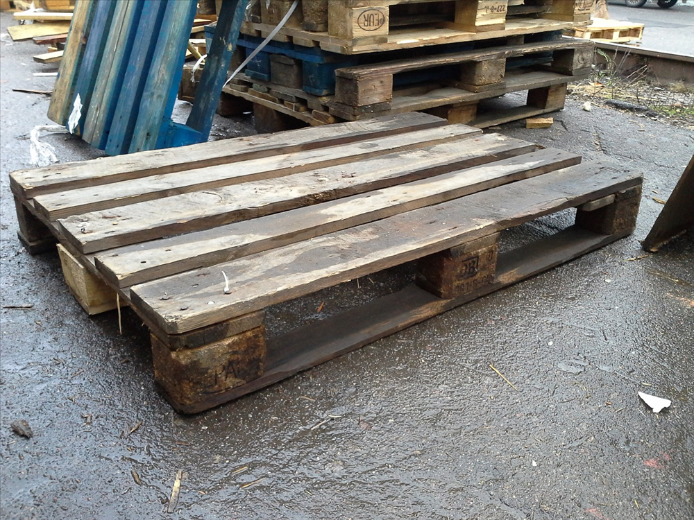 Поддон деревянный грузоподъемность 1500 кг, Типовой - 2 сорт