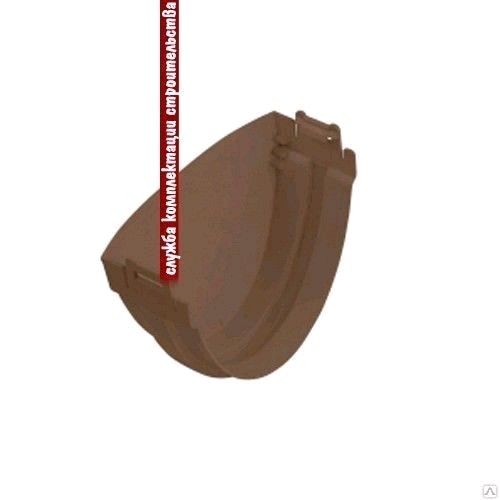 Заглушка ПВХ Альта-профиль коричневый