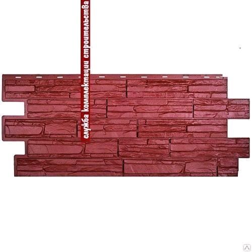 Панель фасадная T-cайдинг альпийская сказка красный