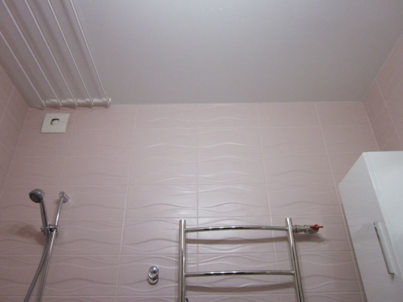 Натяжной потолок в ванной до 5 м.кв. (шт.)