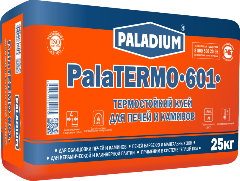 Термостойкий клей PalaTERMO-601 (25 кг) (до +150°С) Paladium
