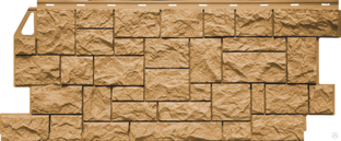Фасадная панель Fineber Камень природный 0.4м2 1085 х 447 цвет Песочный 