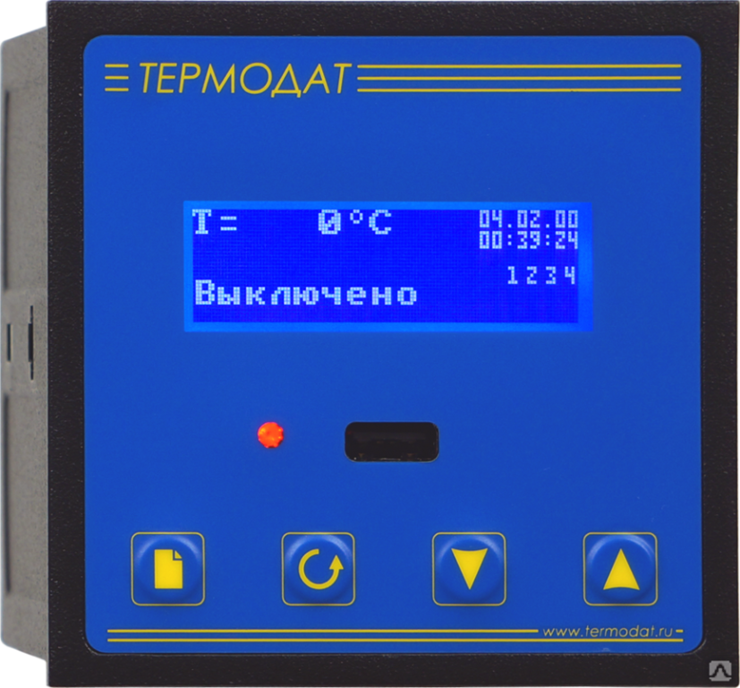 Схема подключения термодат 17е6