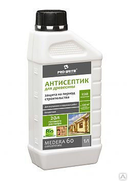 Антисептик MEDERA 60 - Concentrate для деревообработки и строительства 20л