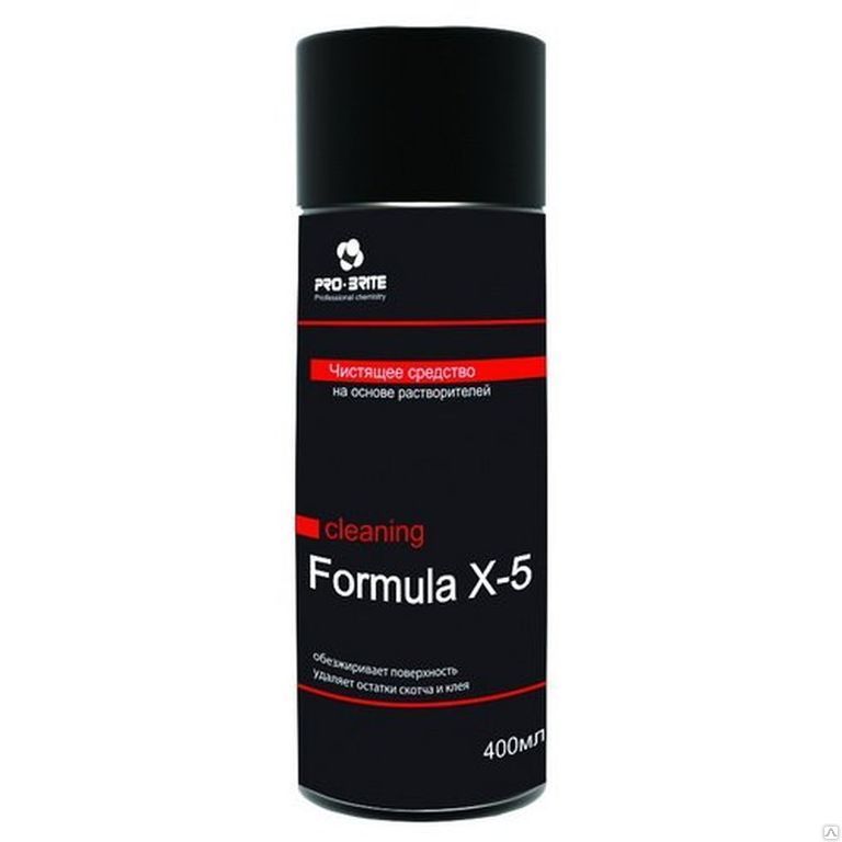 Специальное чистящее средство FORMULA X-5 0.4 (аэро)л рН 7 прозрачный