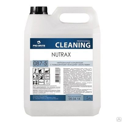 Нейтральное универсальное моющее средство NUTRAX 5л рН 7 прозрачный