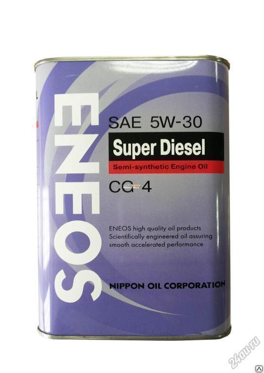 Масло моторное Eneos Super Diesel CG-4 Semi-Synthetic JP, 5W-30, полусинтет
