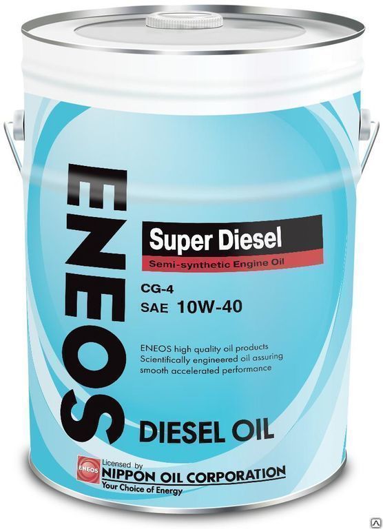 Масло моторное Eneos Super Diesel CG-4, 10W-40, полусинтетическое, 20L.
