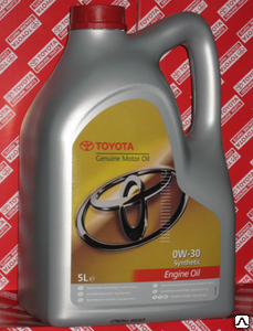 Масло моторное Toyota ENGINE OIL SYNHETIC 0W-30.