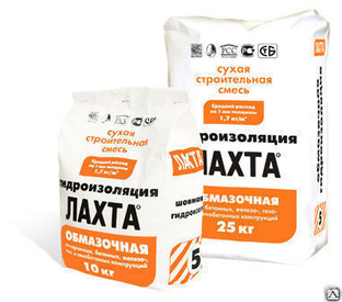ЛАХТА® обмазочная гидроизоляция, 25кг/мешок 