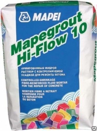 Раствор для ремонта железобетона MapeGrout Hi-Flow 10