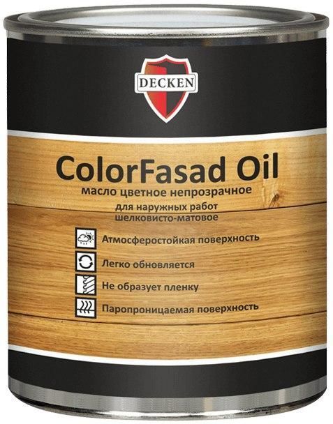 Масло защитное цветное Decken ColorFasad oil 0,75л