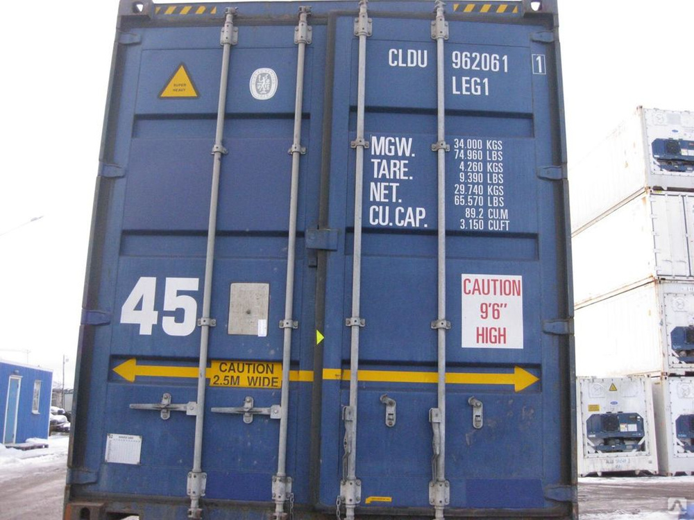размеры контейнера 40 футового high cube. морской контейнер 45 футов. контейнер 45 футов pw pallet wide параметры. 45 hc pw high cube pallet wide. контейнер 40 – футовый 1аа (стандарт).