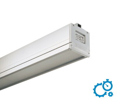 Светодиодный подвесной светильник ДСО45-50-022 Liner M HE RD 840 ДСО-47w IP65 прозрачный линейный офисный с управлением DALI