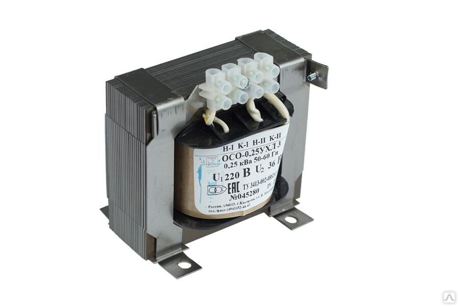 Трансформатор ОСО-0,25 220/ 24 купить от 435 руб./шт. в Екатеринбурге ...