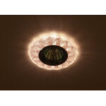 Светильник декор cо светодиодной подсветкой MR16, розовый DK LD5 PK/WH ЭРА