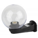Светильник садово-парковый НБУ 01-60-252 шар прозрачный с настенным крепежом D 250 мм Е27 ЭРА