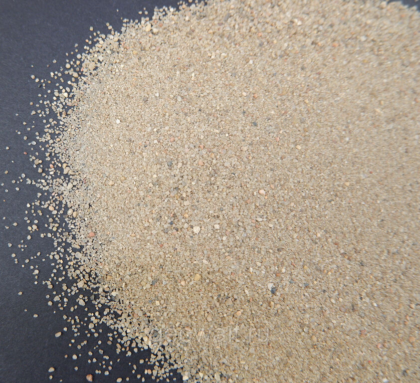 Песок строительный кварцевый природный 1.5-2 мытый