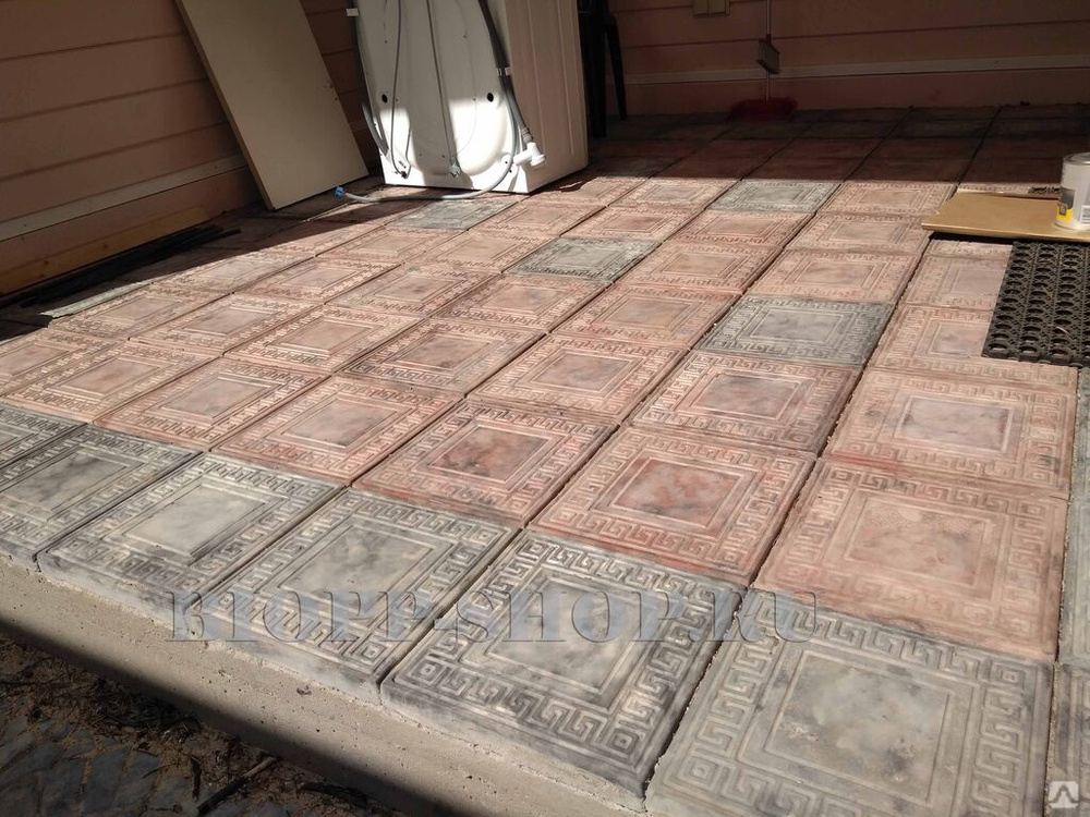 Плитка Нескользящая 300*300*h50 110 кг/м.кв, цена в Красноярске от ...
