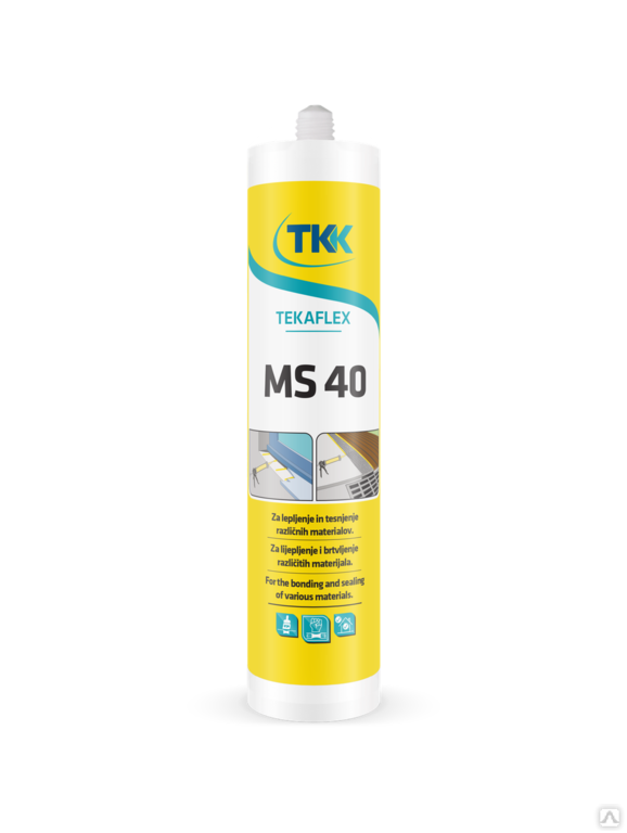 Клей-герметик TEKAFLEX MS-40 уплотняющий для деформационных швов серый 310 мл