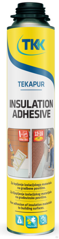 Пена-клей профессиональная 800 мл TEKAPUR Insulation Adhesive для теплоизоляции