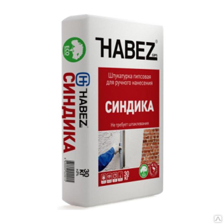 Штукатурка ручная гипсовая HABEZ-СИНДИКА 5-50 мм