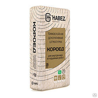 Штукатурка фасадная белая HABEZ-КОРОЕД 2,5 мм