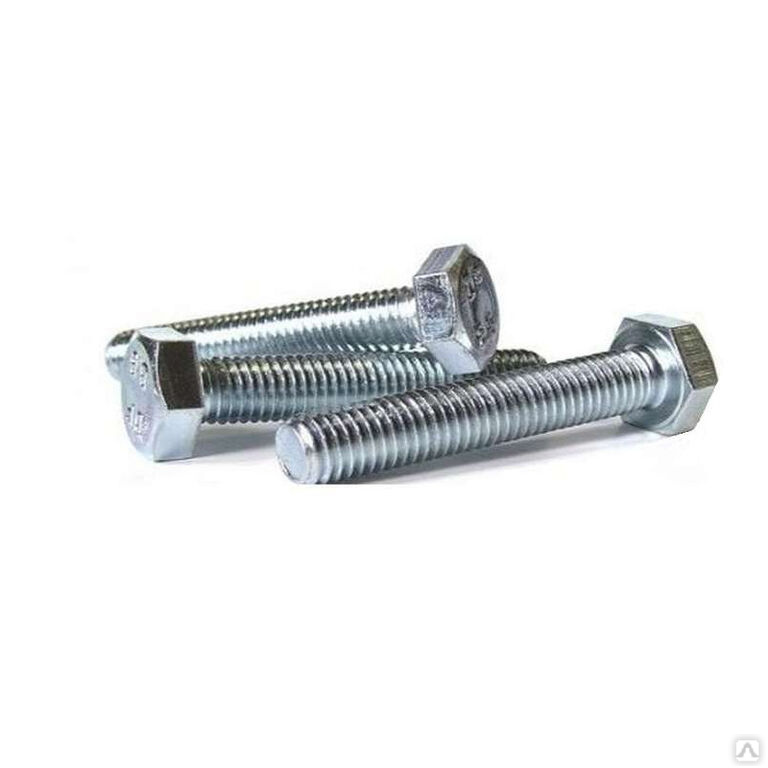 Болт с шестигранной головой латунный M8x30 DIN 933 купить в ...