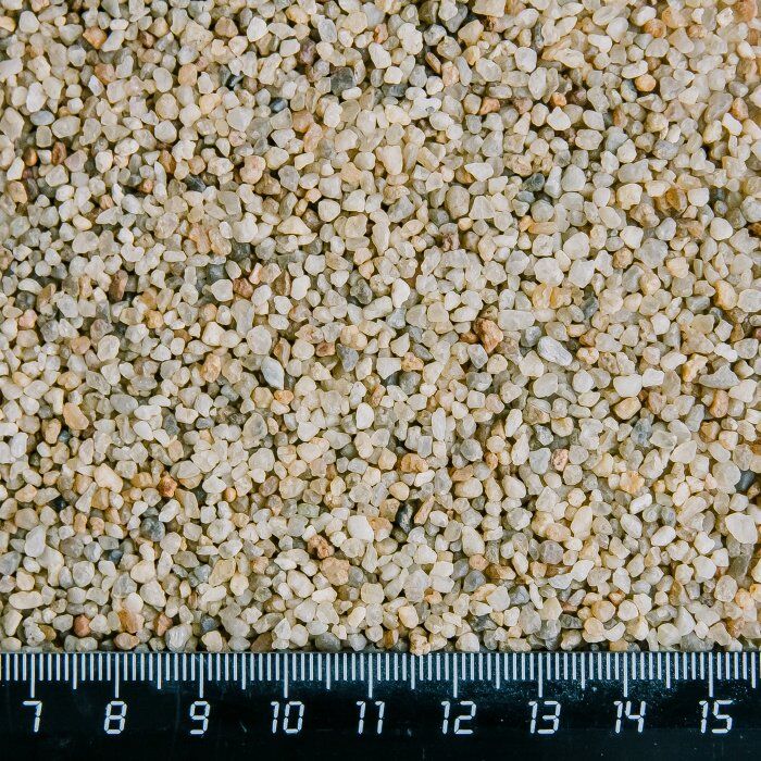 Песок кварцевый (Гравий) ГК3 фракция 3,0-1,0 мм мешок 50 кг