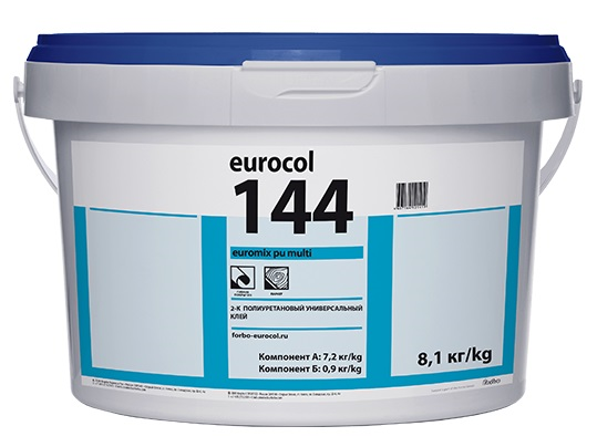 Полиуретановый клей Eurocol 144 EuroMix PU Multi 2-К 8,1 кг