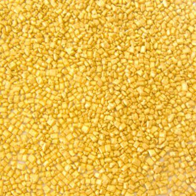 Украшение сахарное КРИСТАЛЛ (золото) пакет 0.5 кг Dulcisud