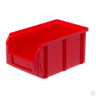 Пластиковый ящик Стелла-техник V-2-красный #1