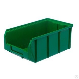 Пластиковый ящик Стелла-техник V-3-зеленый #1