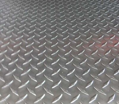 Рифлёный алюминиевый лист "Чечевица" 2х1500х3000 мм АД31
