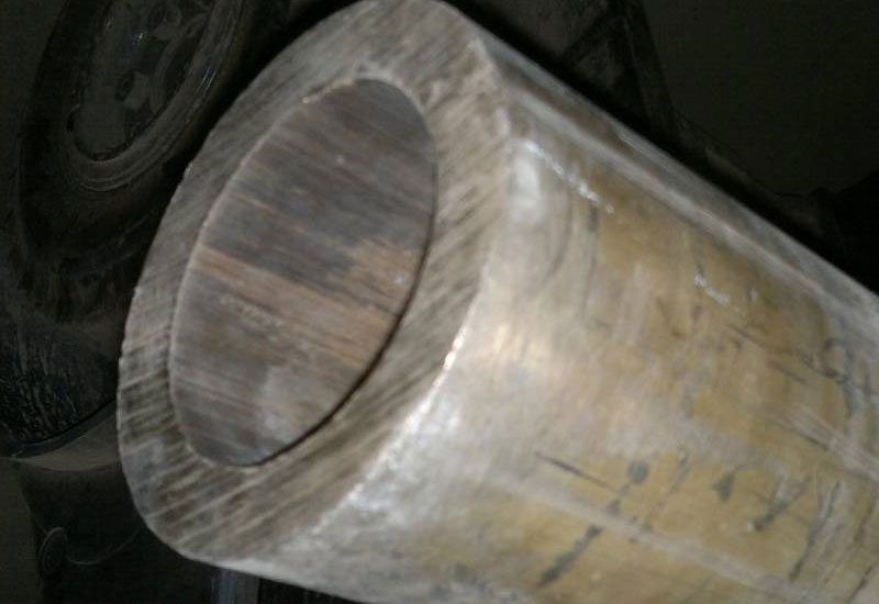 Труба бронзовая 55х12,5 мм БрАЖМц10-3-1.5 ТУ 1846-106-323-2001