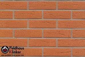 Фасадная клинкерная плитка Feldhaus Klinker R227 terracotta rustico