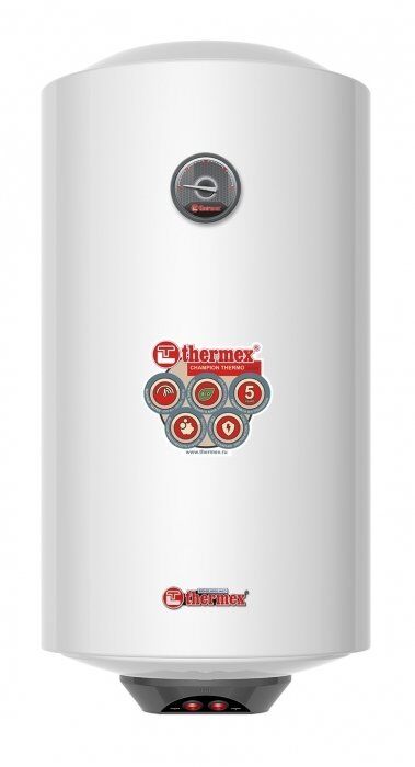 Thermex Thermo 50 V Slim узкий электрический водонагреватель