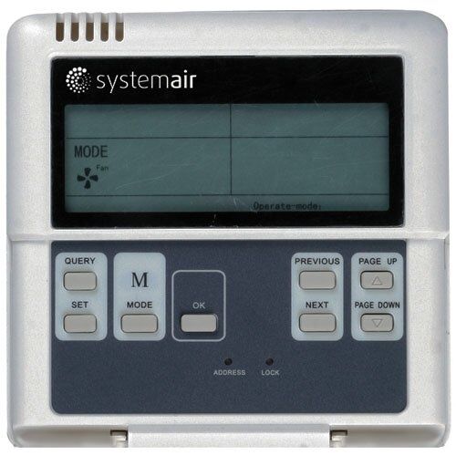 Systemair SYSCONTROL WC 12 проводной пульт управления