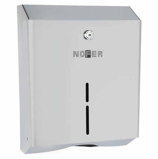 Nofer 320х250х115 матовый (04010.S) диспенсер для бумажных полотенец