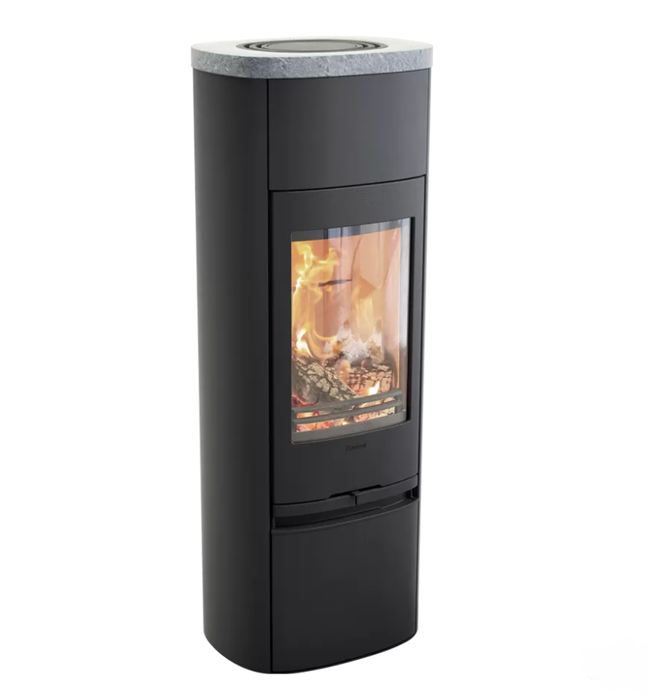 Contura 890G:3 Style, стеклянная дверца, черный печь-камин