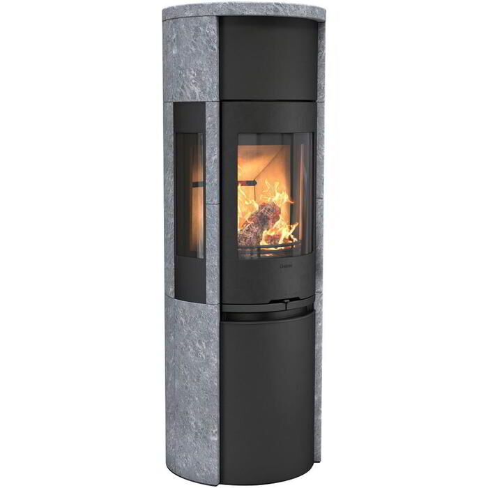 Contura 596T Style, талькомагнезит, черный или серый печь-камин