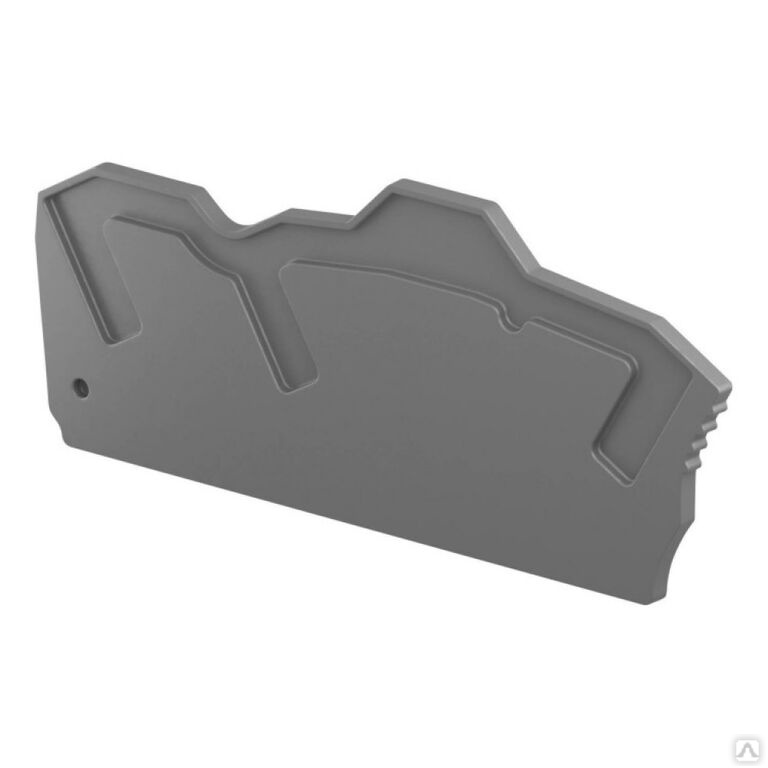 Концевой сегмент EK6-3P для клемм ZK6-3P, темно-серый Entrelec купить в ...