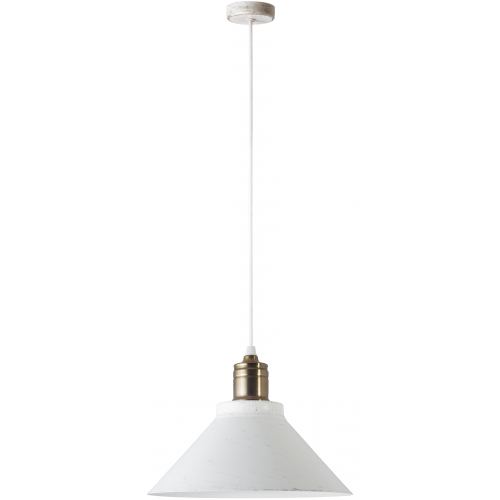 Светильник подвесной VESTA 62121 Attic, бело-золотой 1х60W, E27