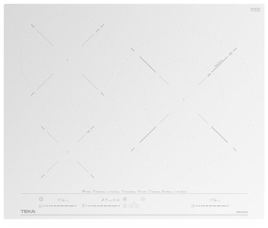 Встраиваемая варочная панель teka IZC 63630 MST WHITE