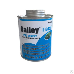Клей для труб ПВХ Bailey L-6023 4000 мл #1